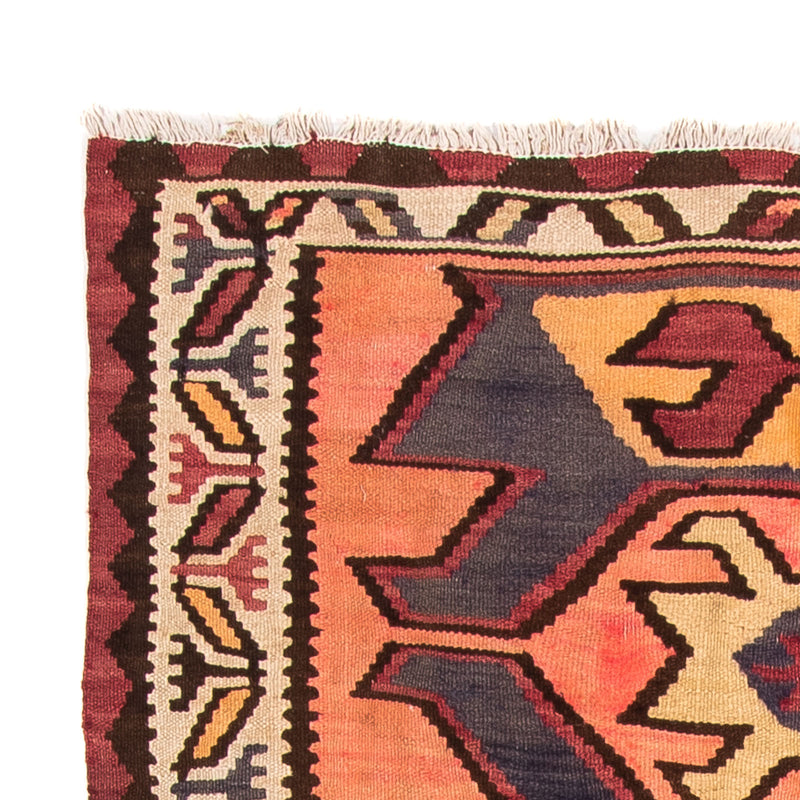 Tapis de couloir Tapis Kelim - Vieux - 265 x 140 cm - multicolore