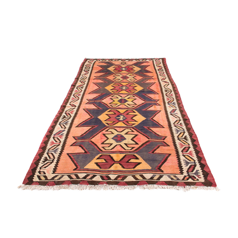 Tapis de couloir Tapis Kelim - Vieux - 265 x 140 cm - multicolore