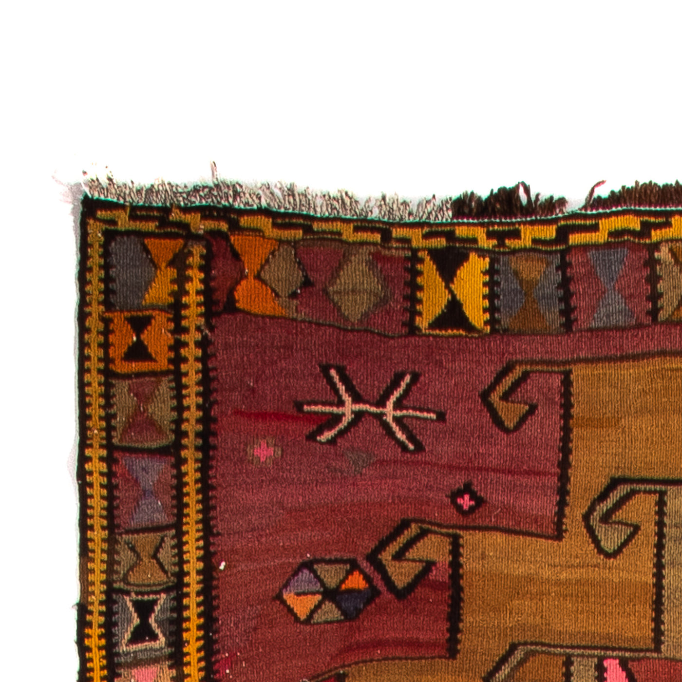 Kilim ancien Tapis 375x130cm