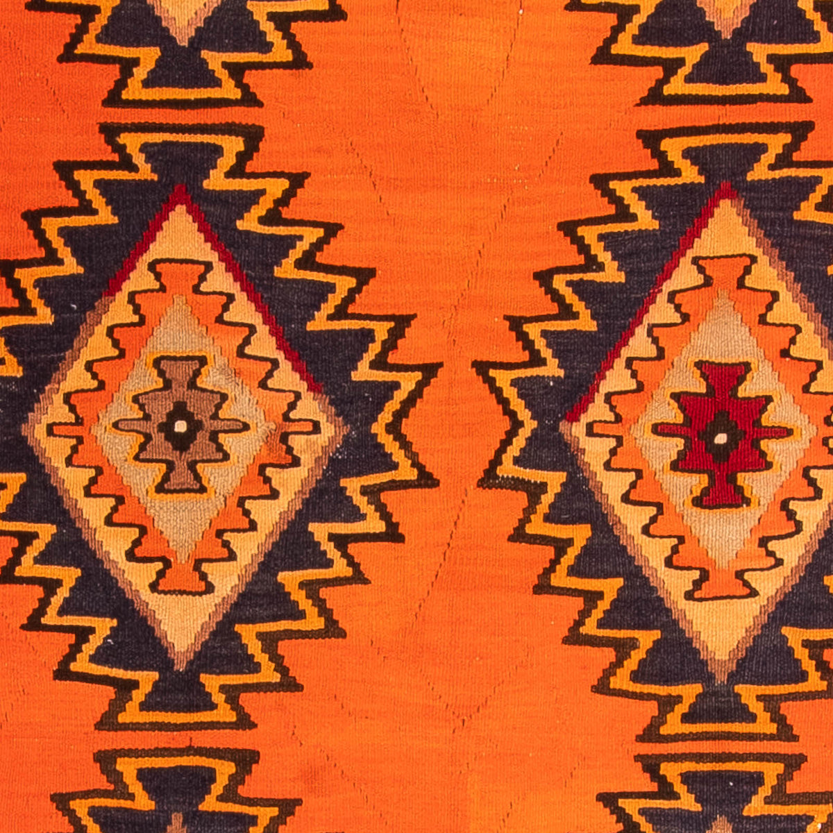 Tapis de couloir Tapis Kelim - Vieux - 290 x 140 cm - multicolore