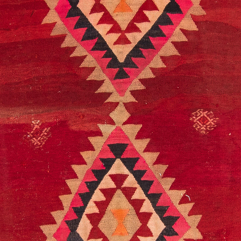Tapis de couloir Tapis Kelim - Vieux - 360 x 160 cm - multicolore