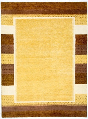 Tapis Gabbeh - Indus - 239 x 174 cm - or