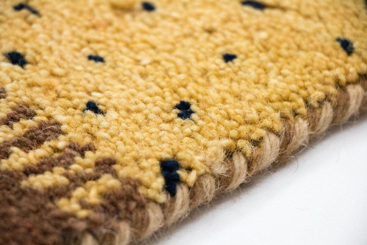 Tapis Gabbeh - Indus - 239 x 174 cm - or