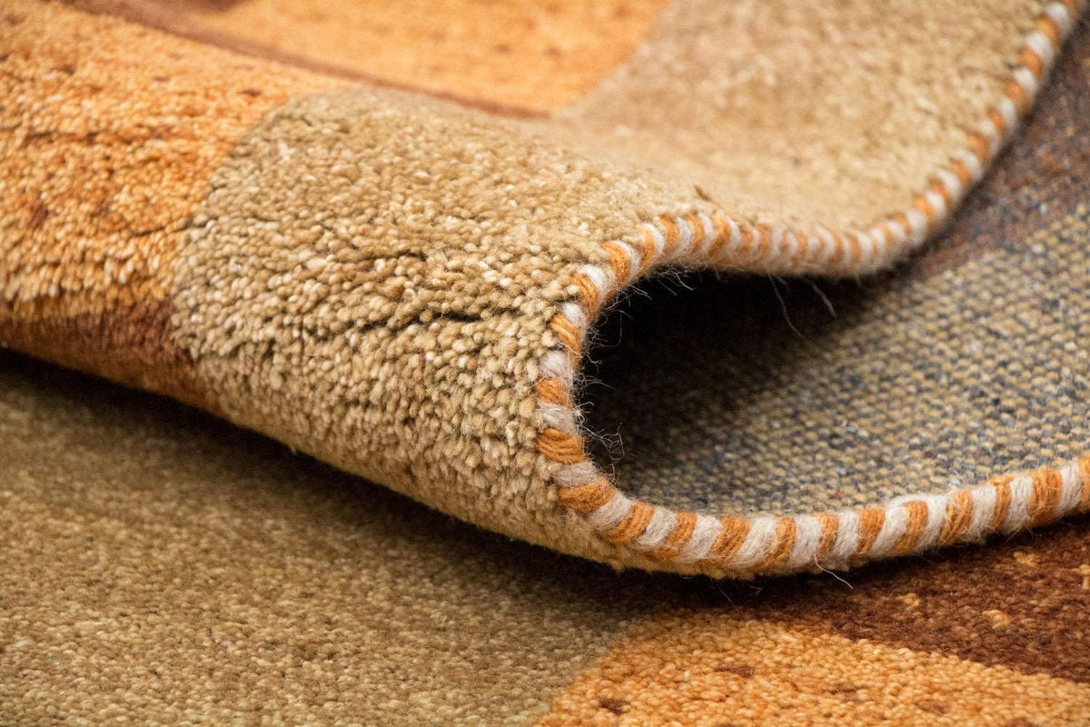 Tapis Gabbeh - Indus - 242 x 175 cm - multicolore