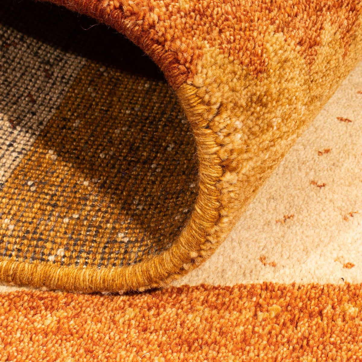 Tapis Gabbeh - Indus - 198 x 138 cm - multicolore