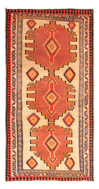 Tapis de couloir Tapis Kelim - Vieux - 300 x 150 cm - multicolore