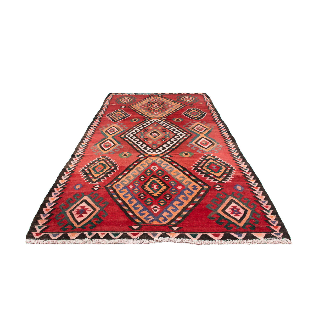 Tapis Kelim - Vieux - 330 x 175 cm - multicolore