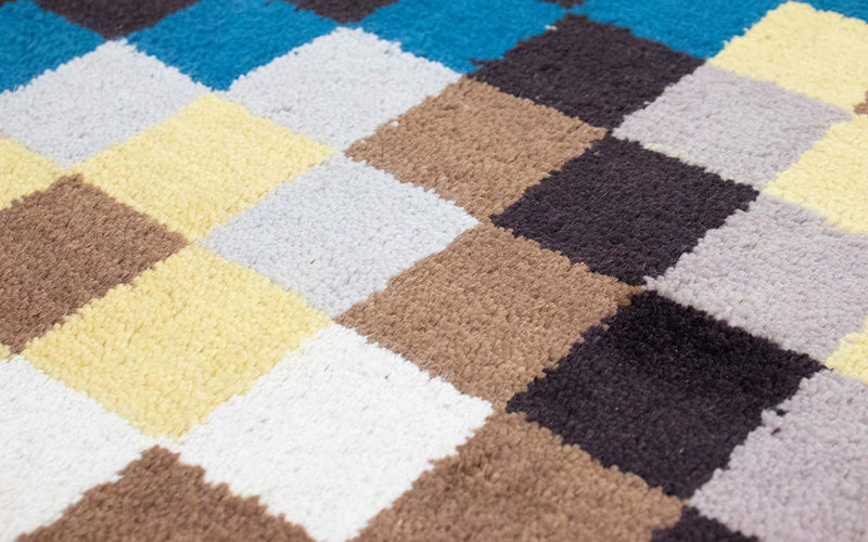 Tapis Gabbeh - Indus - 90 x 60 cm - colorée