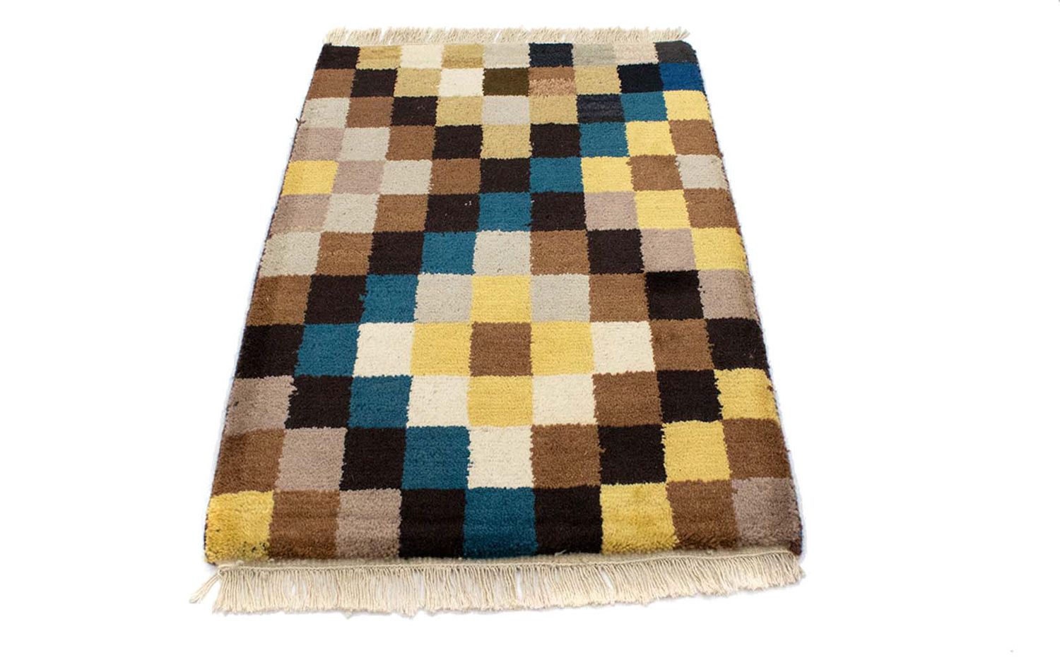 Tapis Gabbeh - Indus - 90 x 60 cm - colorée