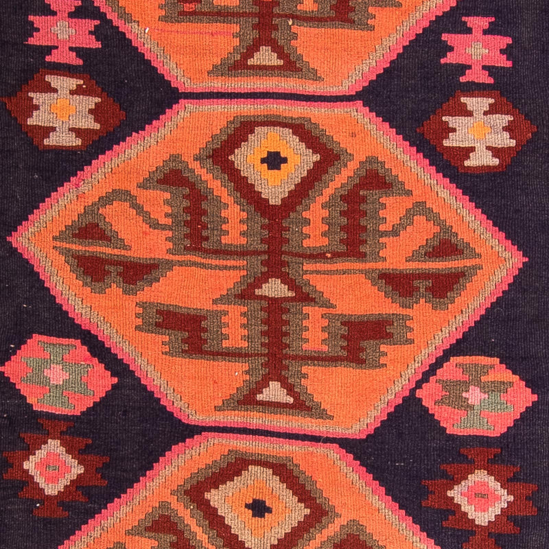 Tapis de couloir Tapis Kelim - Vieux - 320 x 145 cm - multicolore