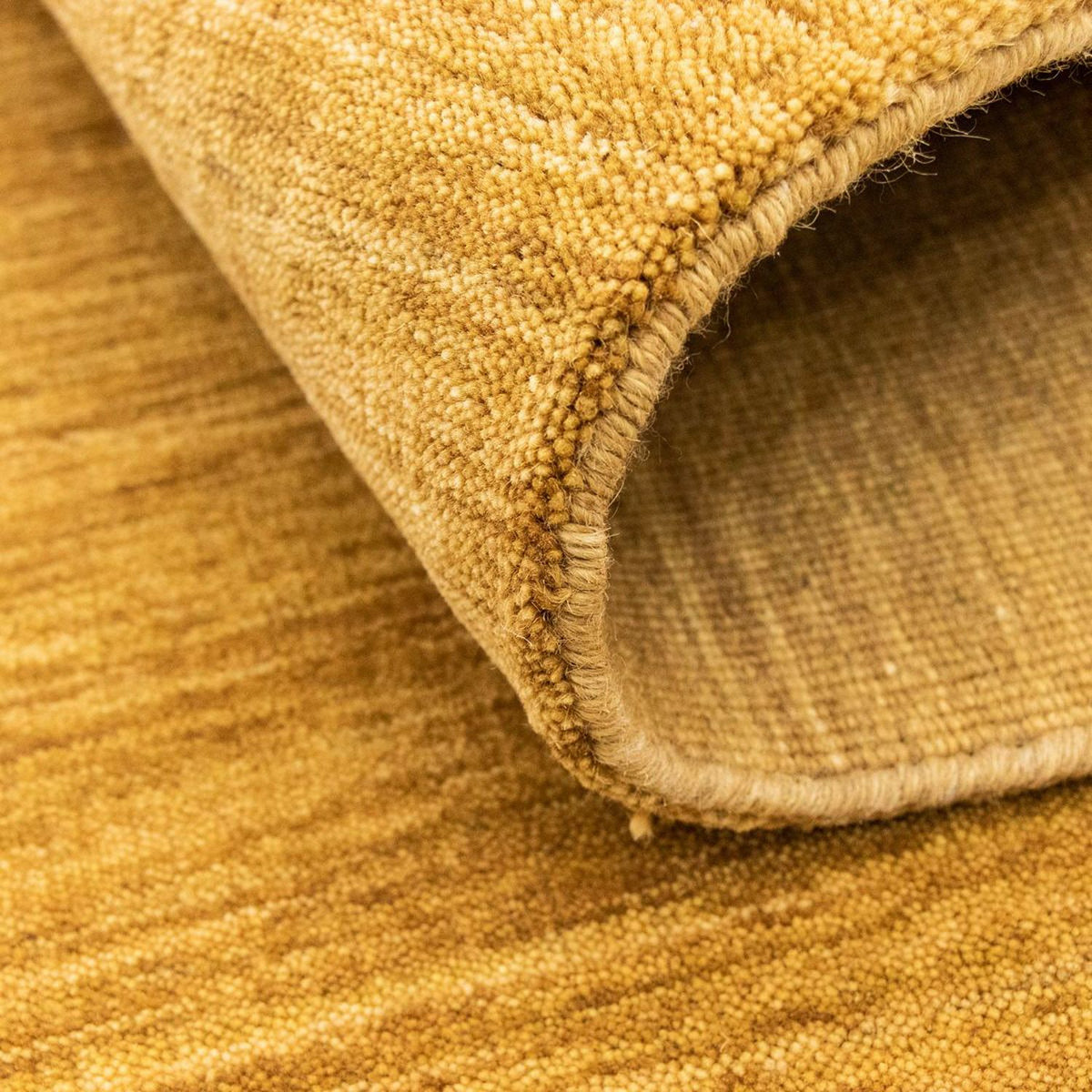 Tapis Gabbeh - Softy - 160 x 93 cm - beige foncé