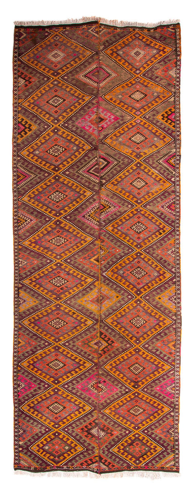 Kilim ancien Tapis 140x370cm