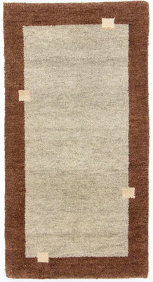 Tapis Gabbeh - Indus - 135 x 72 cm - beige