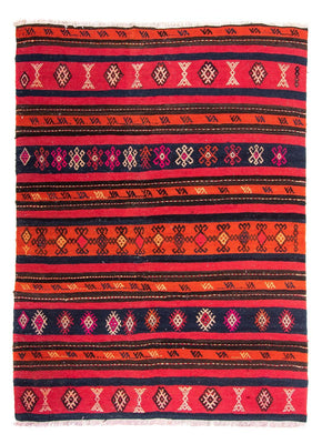 Tapis Kelim - Vieux - 200 x 155 cm - multicolore
