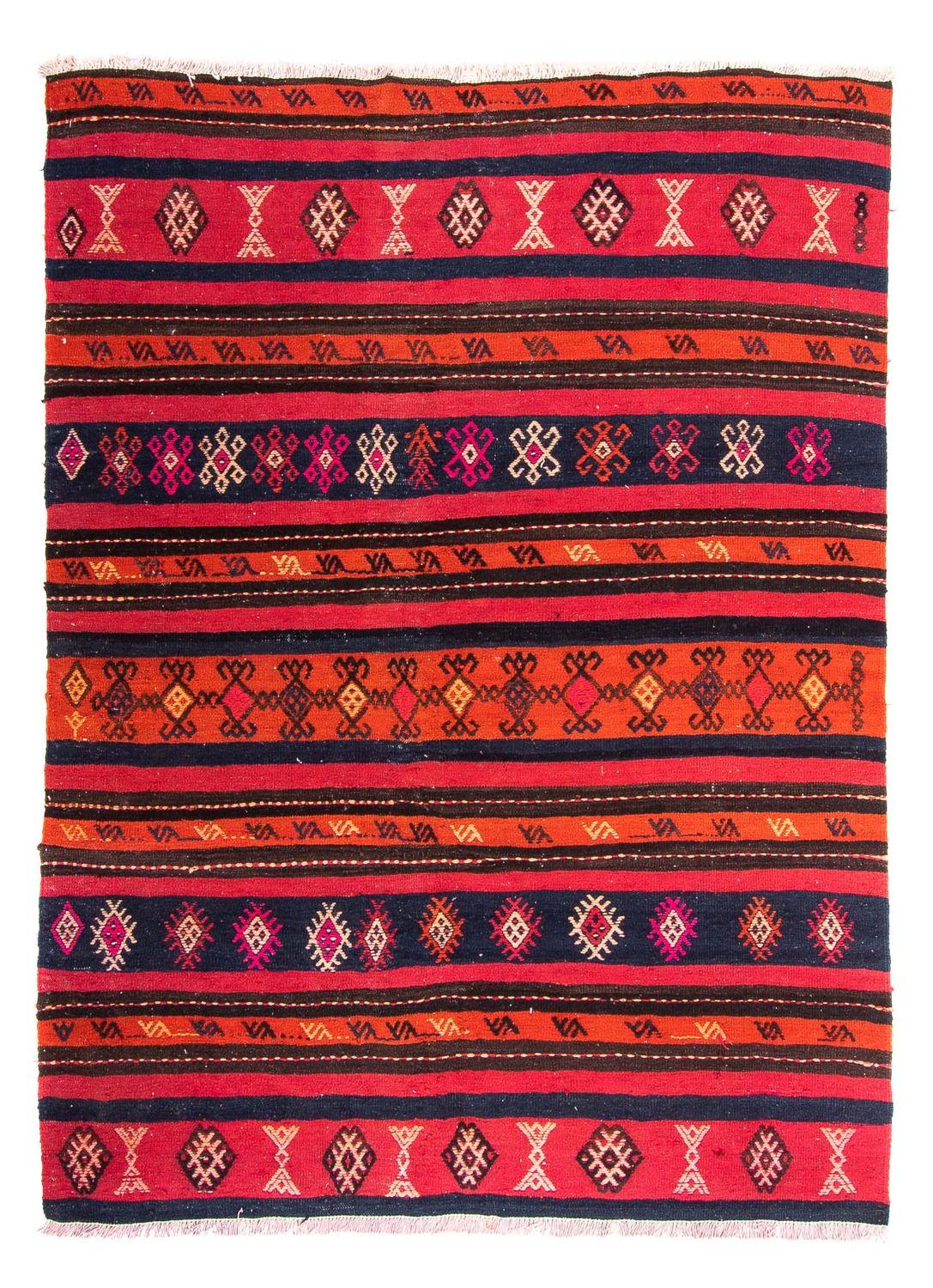 Tapis Kelim - Vieux - 200 x 155 cm - multicolore