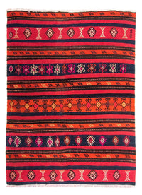 Tapis Kelim - Vieux - 200 x 155 cm - multicolore