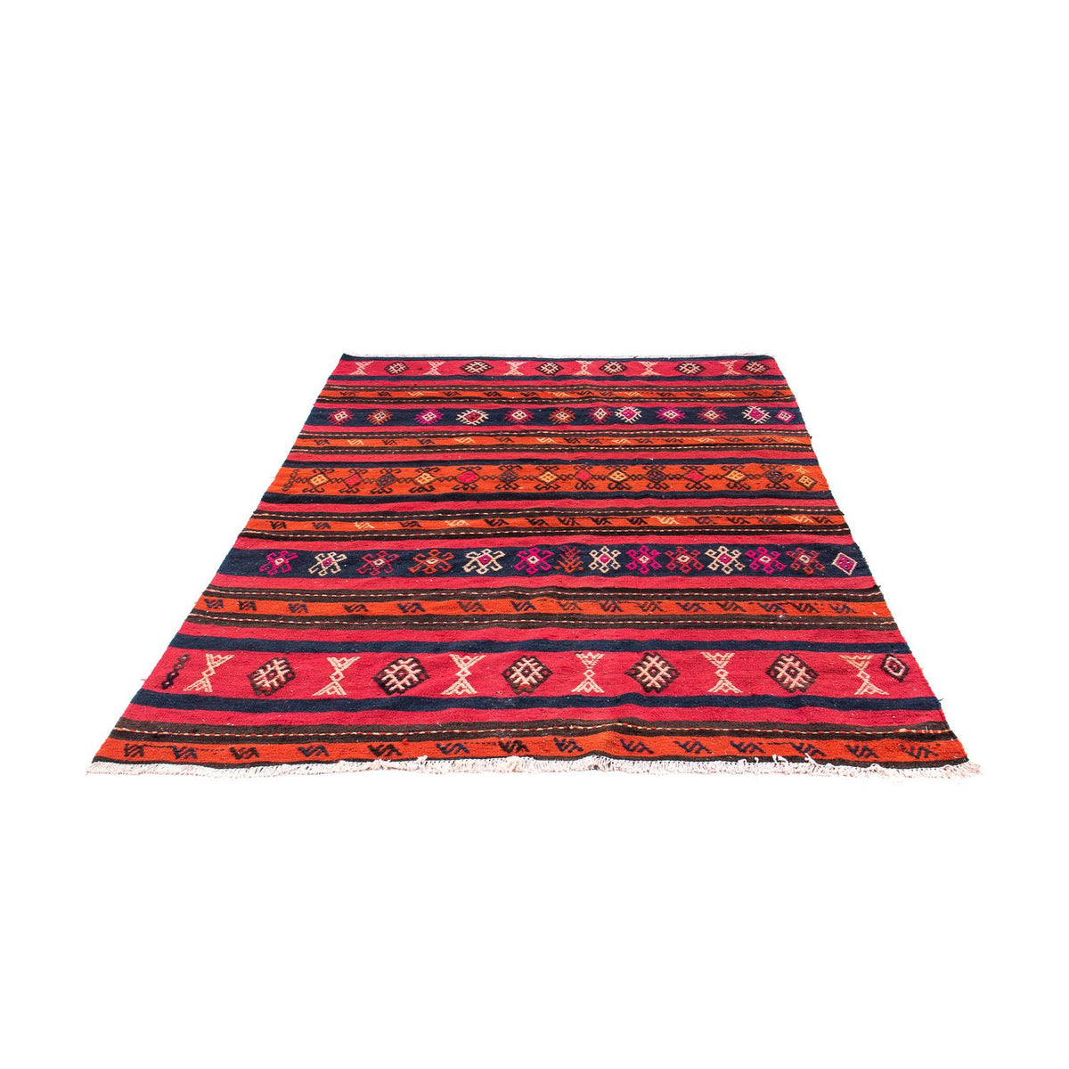Tapis Kelim - Vieux - 200 x 155 cm - multicolore
