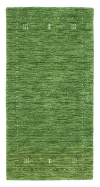 Tapis Gabbeh - Softy - 143 x 72 cm - vert