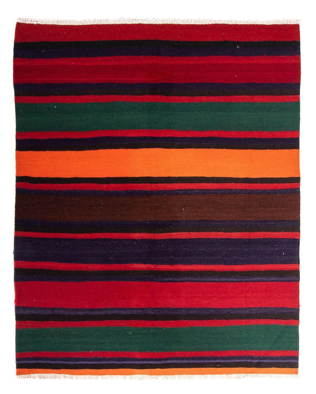 Tapis Kelim - Vieux - 210 x 175 cm - multicolore