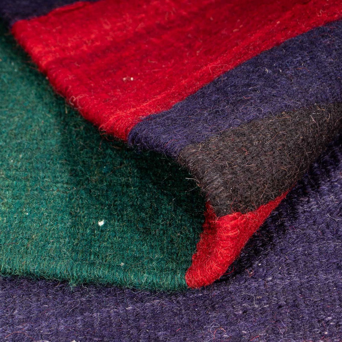 Tapis Kelim - Vieux - 210 x 175 cm - multicolore