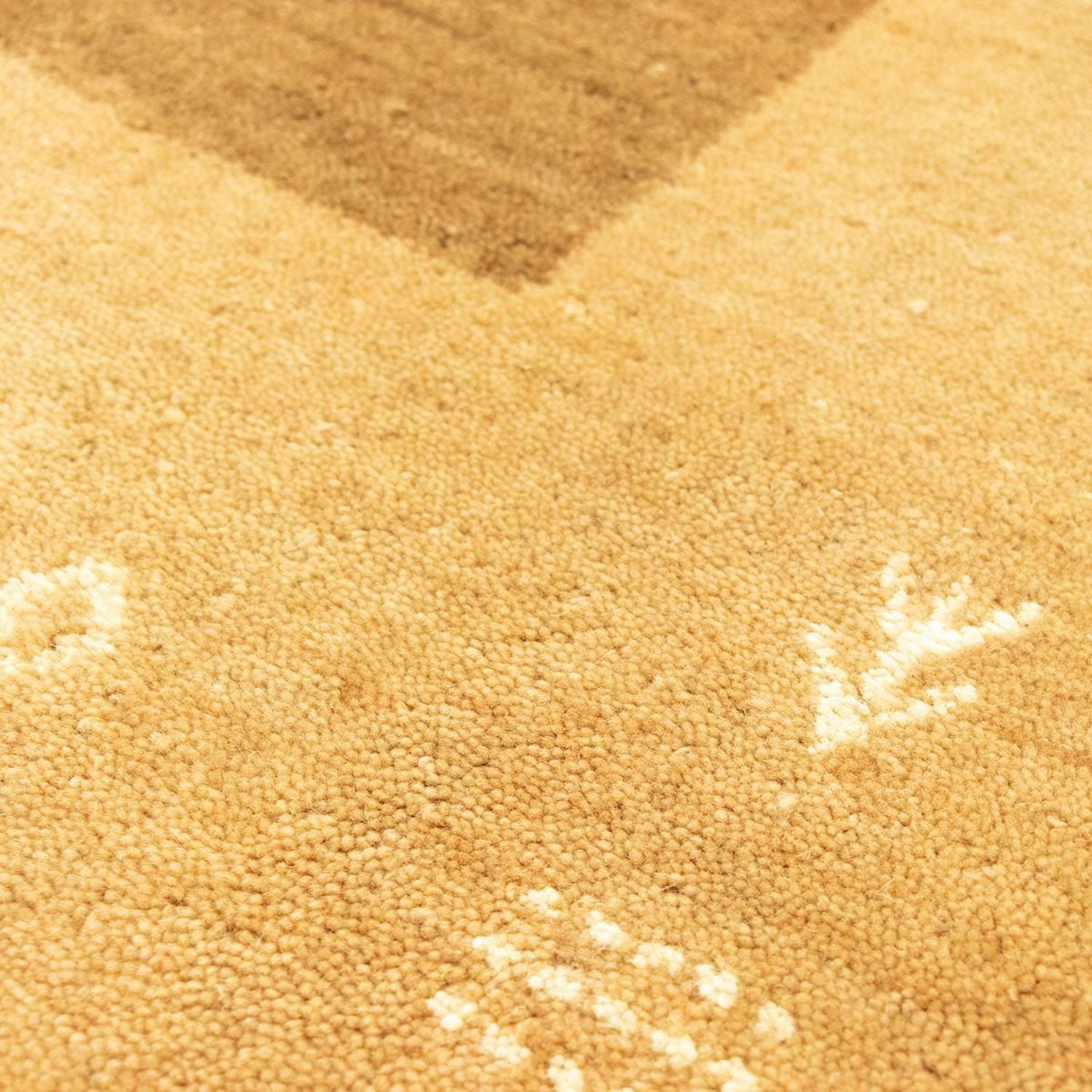 Tapis Gabbeh - Softy - 229 x 164 cm - beige foncé