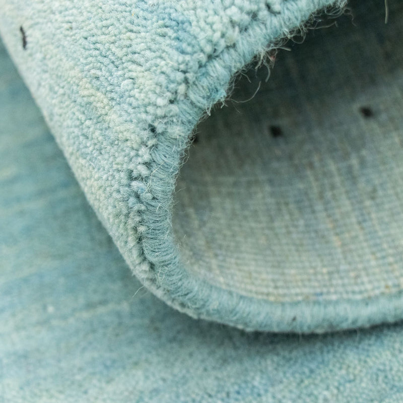 Tapis Gabbeh - Softy - 142 x 73 cm - bleu clair