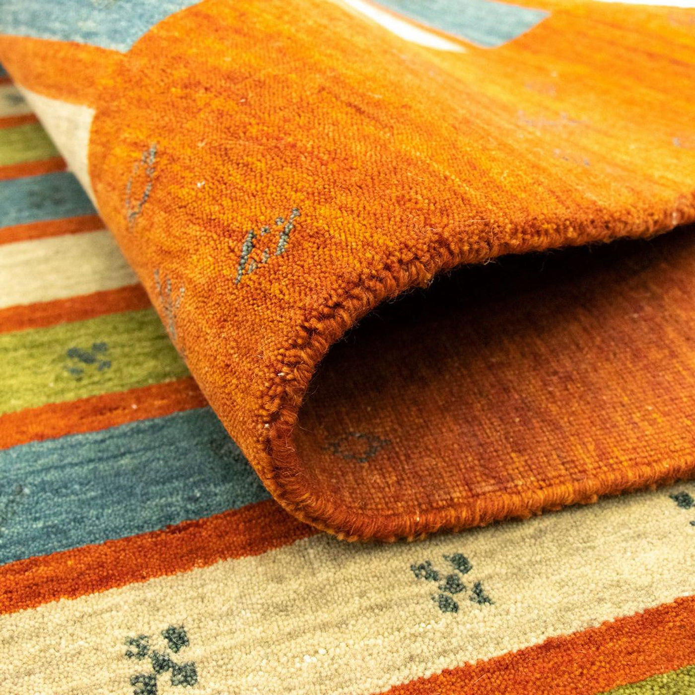 Tapis Gabbeh tissé Tapis 203x144cm - Tapis en laine