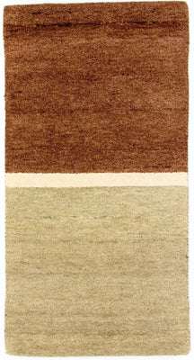 Tapis Gabbeh - Indus - 140 x 71 cm - multicolore