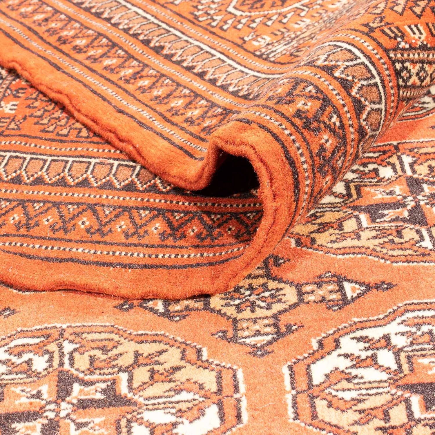 Tapis Turkaman - 333 x 260 cm - rouge foncé