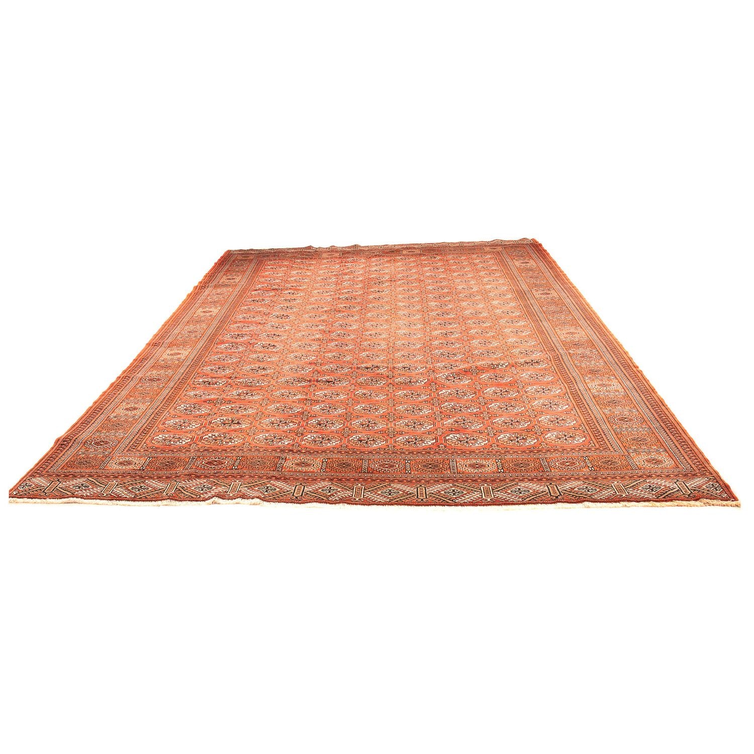 Tapis Turkaman - 333 x 260 cm - rouge foncé