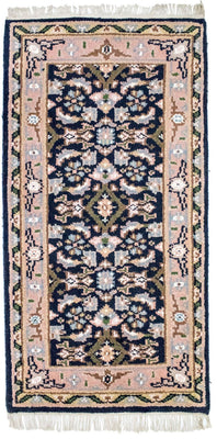 Tapis oriental - 160 x 90 cm - bleu