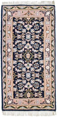 Tapis oriental - 160 x 90 cm - bleu