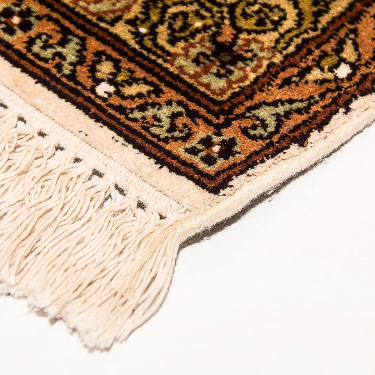 Tapis en soie - Soie du Cachemire - 328 x 240 cm - multicolore