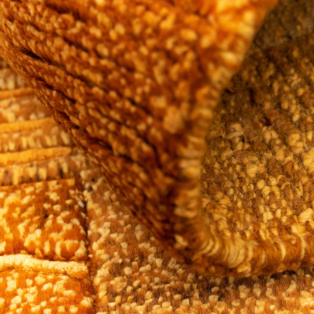 Tapis Népalais - 140 x 72 cm - orange