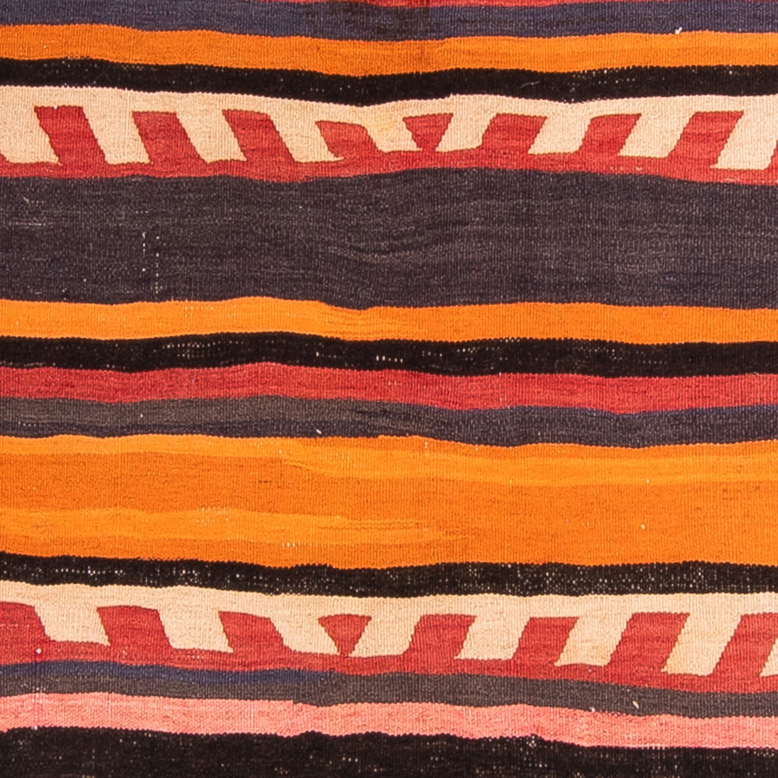 Tapis de couloir Tapis Kelim - Vieux - 295 x 120 cm - multicolore