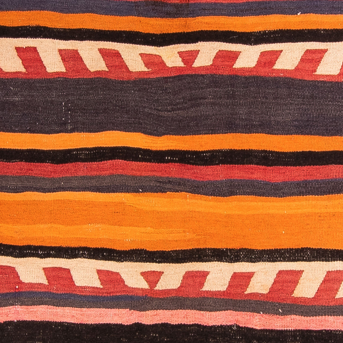 Tapis de couloir Tapis Kelim - Vieux - 295 x 120 cm - multicolore