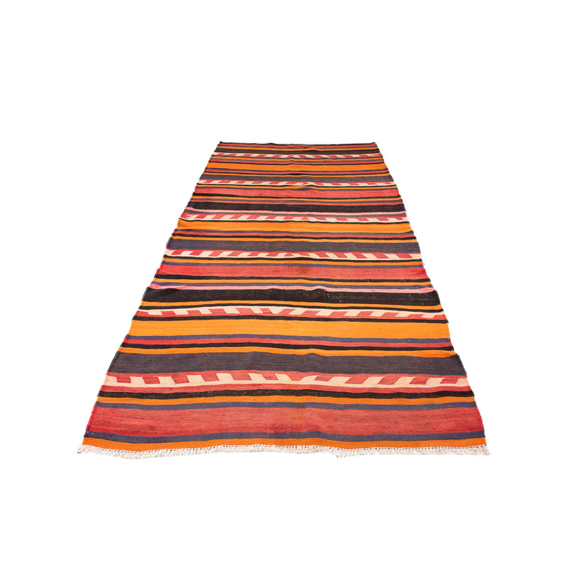 Tapis de couloir Tapis Kelim - Vieux - 295 x 120 cm - multicolore