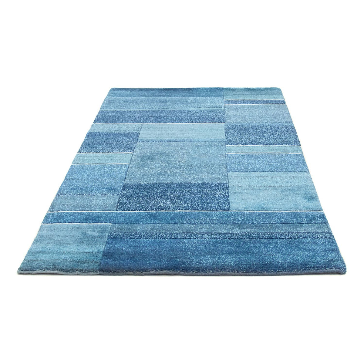 Tapis Népalais - 181 x 119 cm - bleu