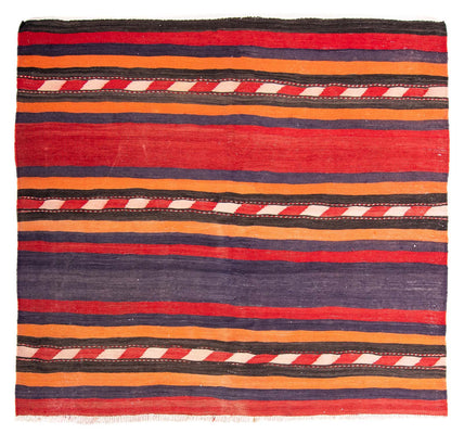 Tapis Kelim - Vieux - 165 x 150 cm - multicolore