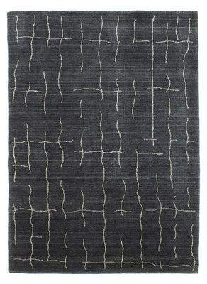 Tapis Népalais - 200 x 142 cm - gris