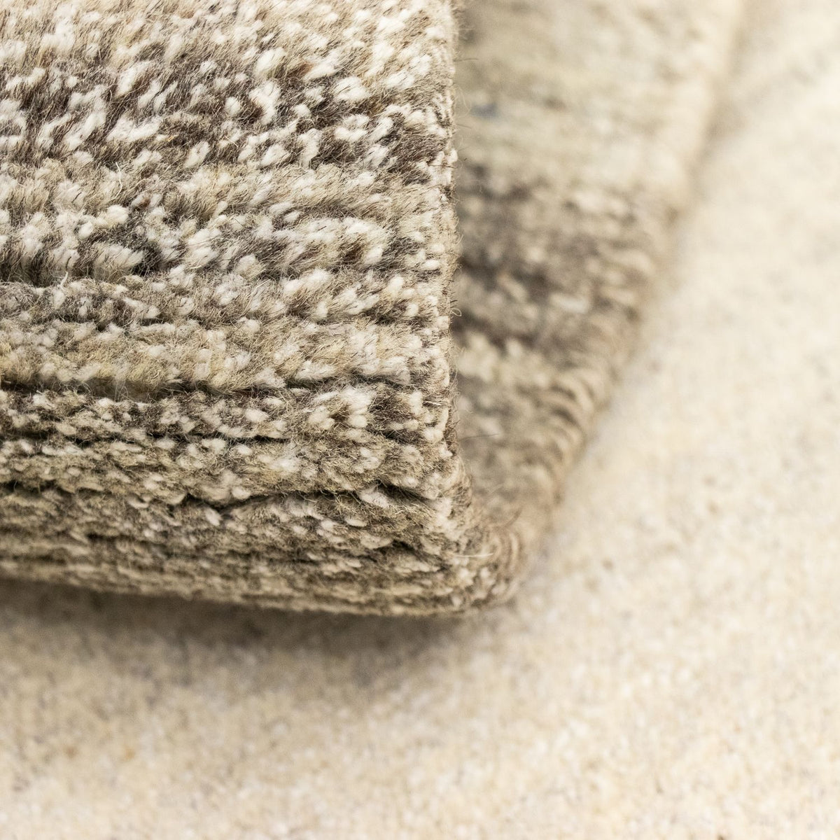 Tapis de couloir Tapis Népalais - 241 x 81 cm - naturel