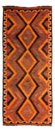 Kilim ancien Tapis 320x140cm