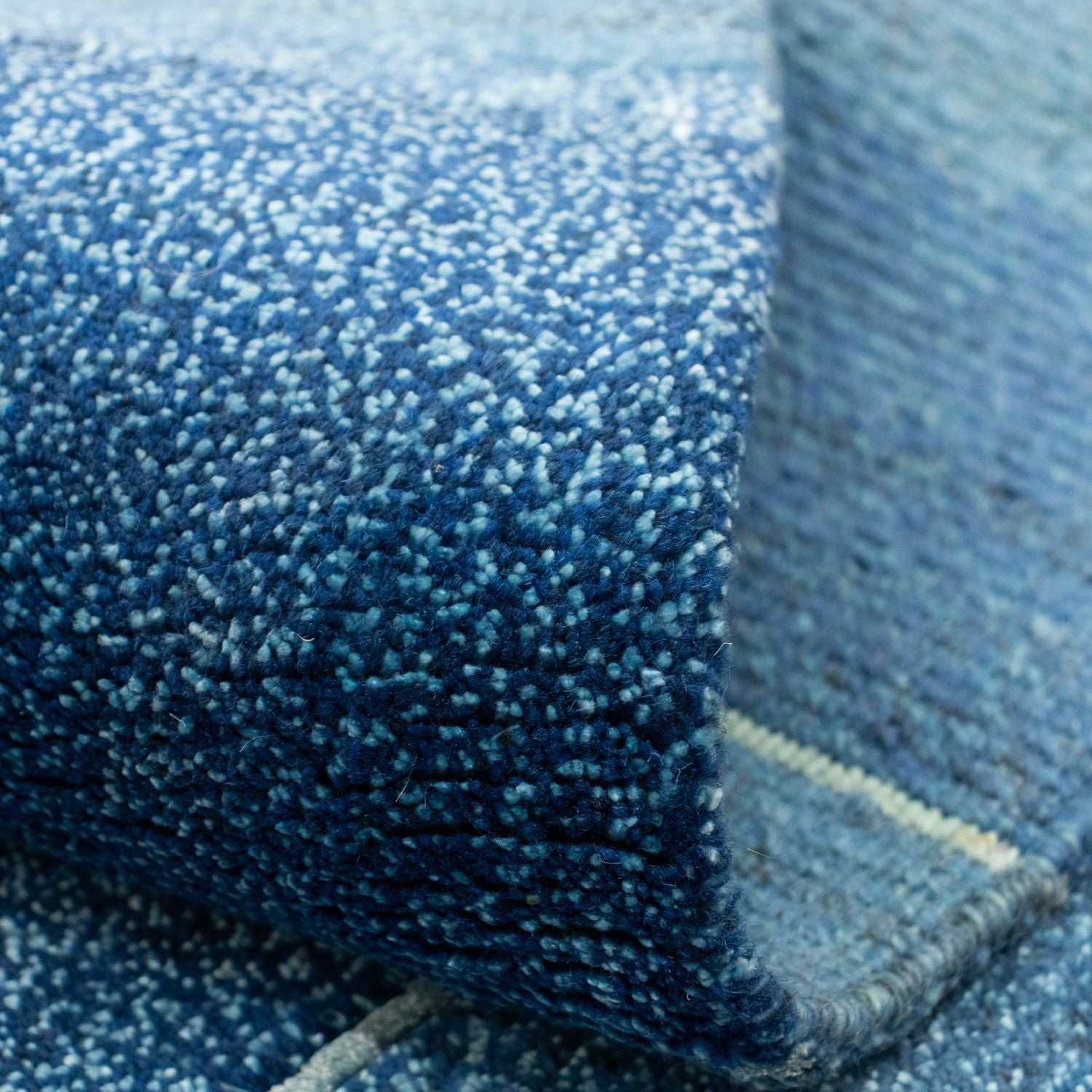 Tapis Népalais - 181 x 121 cm - bleu