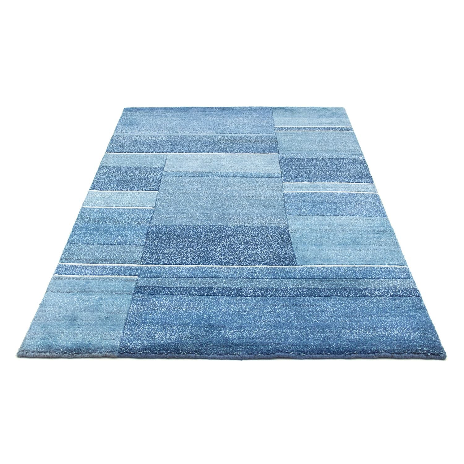 Tapis Népalais - 181 x 121 cm - bleu