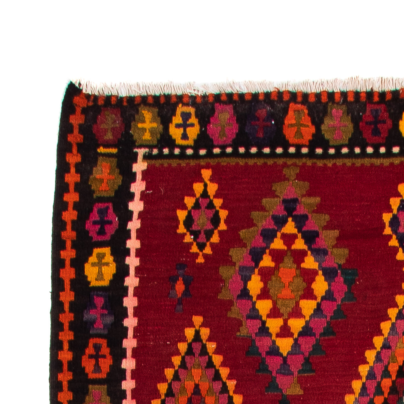Kilim ancien Tapis 380x144cm
