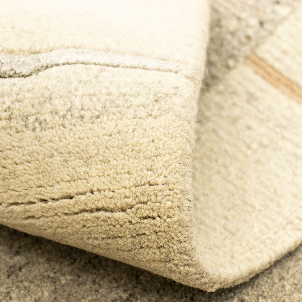 Tapis Népalais - 185 x 128 cm - gris