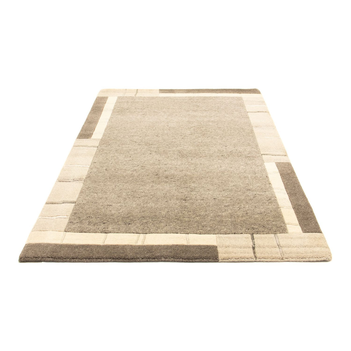 Tapis Népalais - 185 x 128 cm - gris