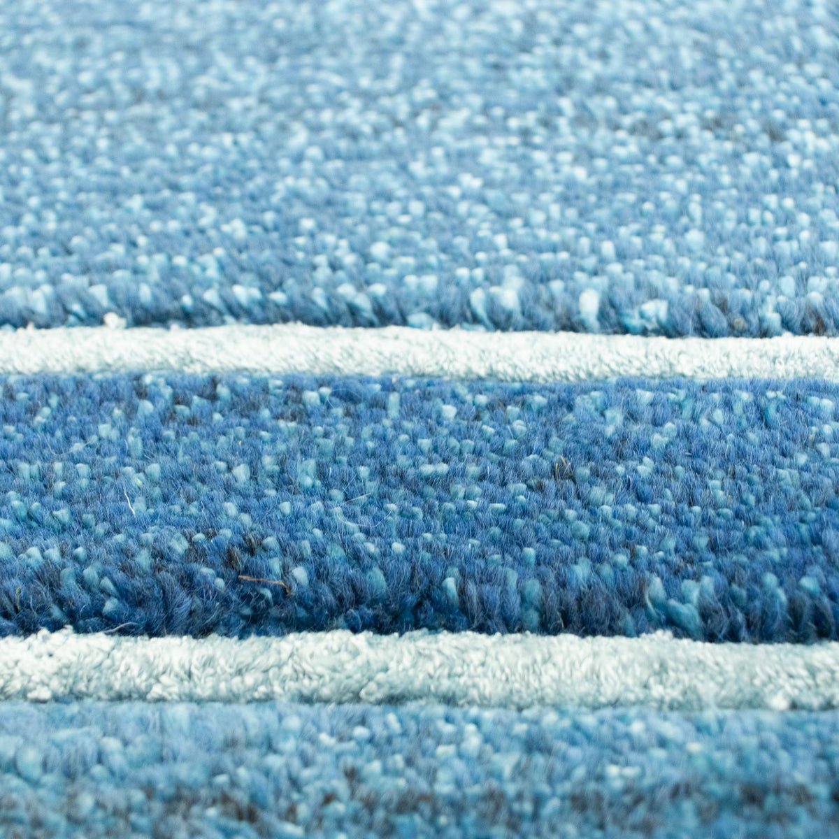 Tapis Népalais - 181 x 121 cm - bleu