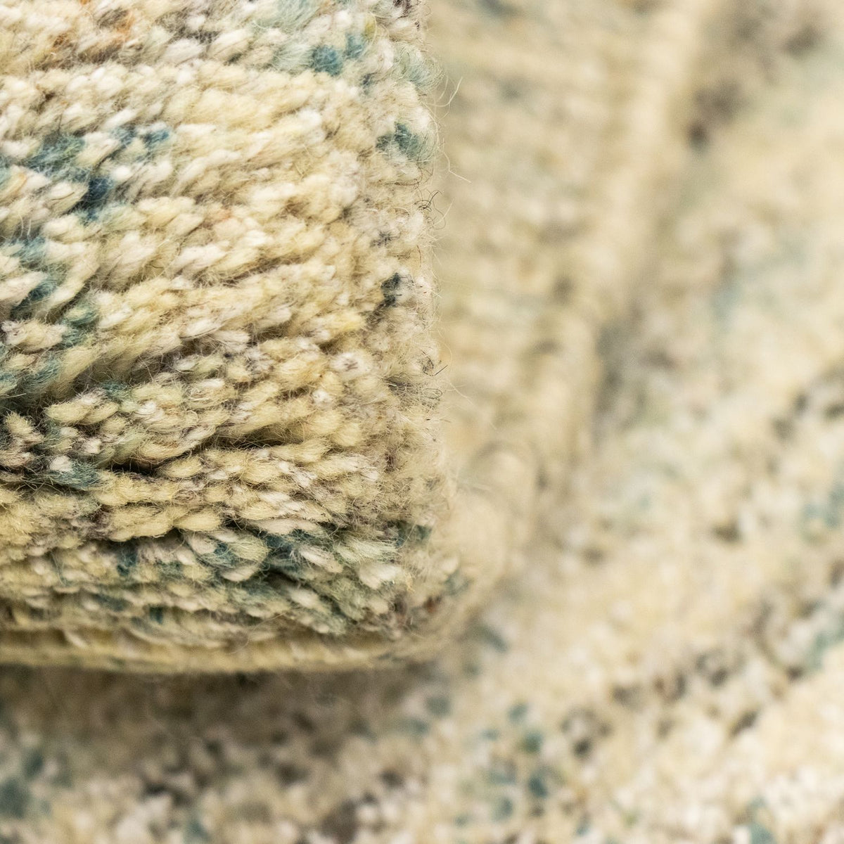 Tapis Népalais - 141 x 73 cm - gris