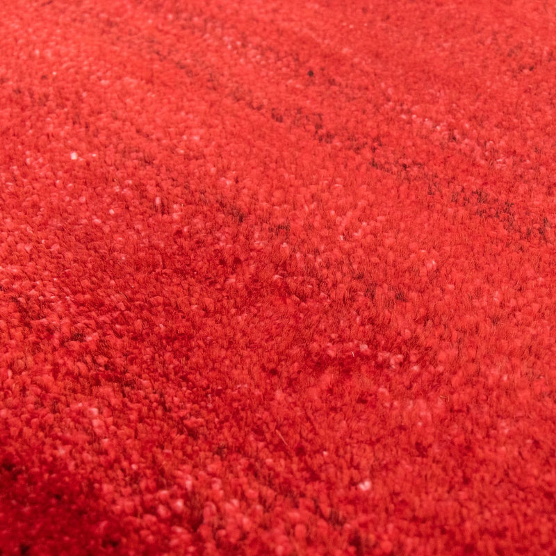 Tapis Népalais - 131 x 71 cm - rouge